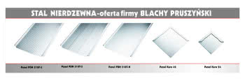 Stal nierdzewna - oferta firmy Blachy Pruszyński Stal nierdzewna - oferta firmy Blachy Pruszyński