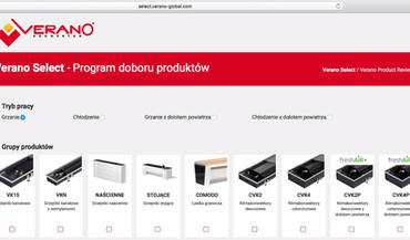 VERANO SELECT - program doboru produktów VERANO